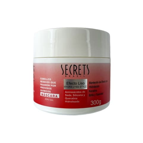 Máscara Capilar Efecto Liso Secrets Brasil 300 g